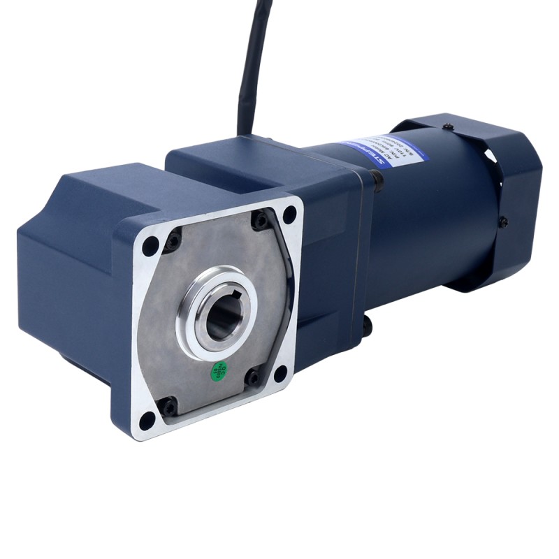 200W 110VAC 60Hz 0.5-8.61RPM 60.00Nm(8496.6oz.in) フランジ 104mm ライトアングルギアボックス単相AC可変速モーター - 6IK200RGU-AF/6GU180RC | StepperOnline