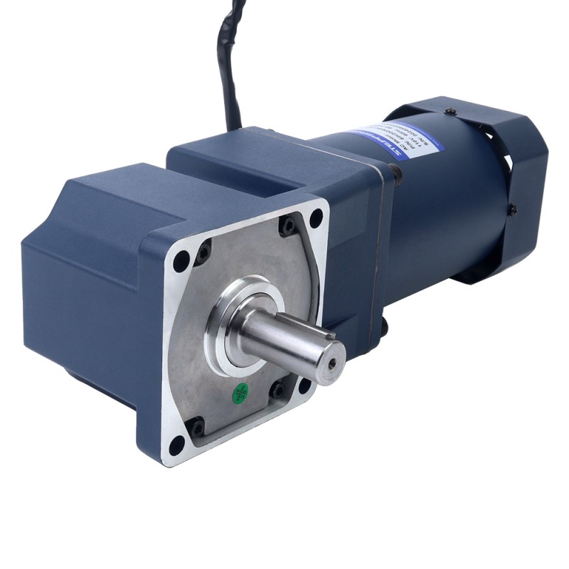 200W 110VAC 60Hz 0.9-15.5RPM 60.00Nm(8496.6oz.in) フランジ 104mm ライトアングルギアボックス単相AC可変速モーター - 6IK200RGU-AF/6GU100RT | StepperOnline