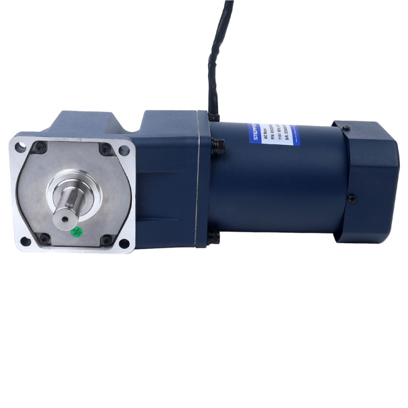 200W 110VAC 60Hz 0.9-15.5RPM 60.00Nm(8496.6oz.in) フランジ 104mm ライトアングルギアボックス単相AC可変速モーター - 6IK200RGU-AF/6GU100RT | StepperOnline