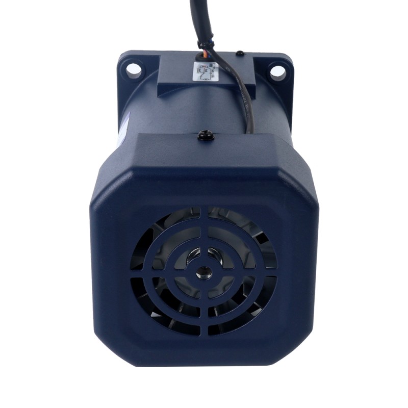 200W 220VAC 50Hz 0.9-13.5RPM 60.00Nm(8496.6oz.in) フランジ 104mm ライトアングルギアボックス単相AC可変速モーター - 6IK200RGU-CF/6GU100RC | StepperOnline