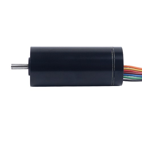 48V 23.5mNm 25.84W 0.67A 丸型 Ф22x45mm ブラシレスコアレスモーター - 22CL45-48-P2-10500 | StepperOnline
