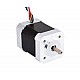 24V 4000RPM 0.125Nm 52.5W 3.4A 42x42x60mmブラシレスDCモーター