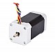 24V 4000RPM 0.185Nm 77.5W 4.8A 42x42x80mmブラシレスDCモーター