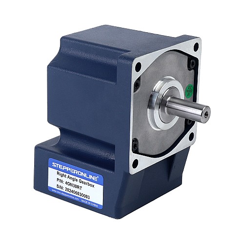 48V 40W 100RPM ギア付き BLDC モーター 2.76Nm(390.20oz.in) 30:1 直角ギアボックス - F4B40-48GN-30S/4GN30RT | StepperOnline AU