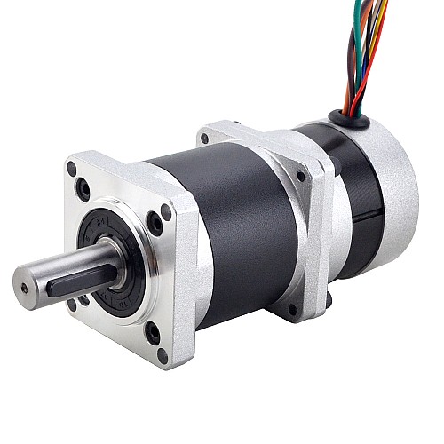 24V 84W 70RPM ギヤード ブラシレス DC モーター 8.63Nm(1221.4oz.in) 50:1 高精度ギアボックス