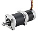 24V 172W 35RPM ギア付きブラシレス DC モーター 25.00Nm(3540.29oz.in) 100:1 高精度ギアボックス