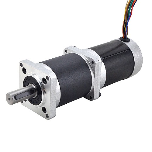 24V 220W 35RPM ギヤード ブラシレス DC モーター 25.00Nm(3540.29oz.in) 100:1 高精度ギアボックス