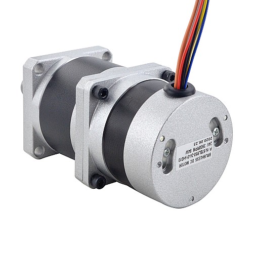 24V 84W 350RPM ギヤード ブラシレス DC モーター1.89Nm(267.65oz.in) 10:1 高精度ギアボックス 24V 84W 350RPM ギヤード ブラシレス DC モーター1.89Nm(267.65oz.in) 10:1 高精度ギアボックス