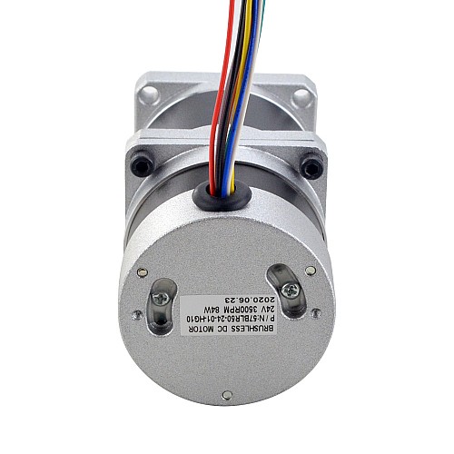 24V 84W 350RPM ギヤード ブラシレス DC モーター1.89Nm(267.65oz.in) 10:1 高精度ギアボックス 24V 84W 350RPM ギヤード ブラシレス DC モーター1.89Nm(267.65oz.in) 10:1 高精度ギアボックス