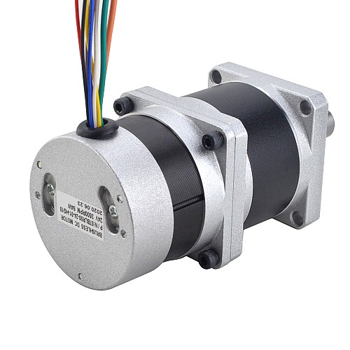 24V 84W 350RPM ギヤード ブラシレス DC モーター1.89Nm(267.65oz.in) 10:1 高精度ギアボックス 24V 84W 350RPM ギヤード ブラシレス DC モーター1.89Nm(267.65oz.in) 10:1 高精度ギアボックス