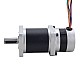 24V 84W 35RPM ギヤード ブラシレス DC モーター 14.95Nm(2117.09oz.in) 100:1 高精度ギアボックス