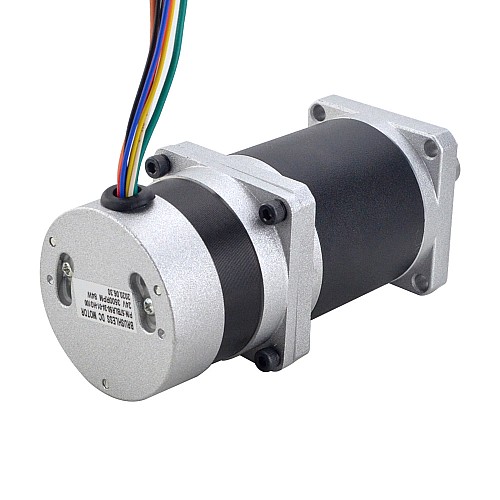 24V 84W 35RPM ギヤード ブラシレス DC モーター 14.95Nm(2117.09oz.in) 100:1 高精度ギアボックス