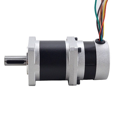 24V 84W 70RPM ギヤード ブラシレス DC モーター 8.63Nm(1221.4oz.in) 50:1 高精度ギアボックス