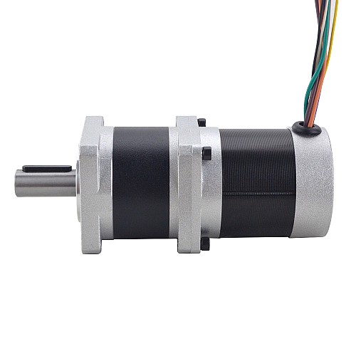 24V 172W 350RPM ギア付きブラシレス DC モーター 4.00Nm(566.45oz.in) 10:1 高精度ギアボックス