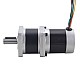 24V 172W 350RPM ギア付きブラシレス DC モーター 4.00Nm(566.45oz.in) 10:1 高精度ギアボックス