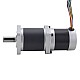 24V 172W 35RPM ギア付きブラシレス DC モーター 25.00Nm(3540.29oz.in) 100:1 高精度ギアボックス