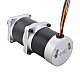 24V 172W 70RPM ギア付きブラシレス DC モーター 17.63Nm(2496.61oz.in) 50:1 高精度ギアボックス 24V 172W 70RPM ギア付きブラシレス DC モーター 17.63Nm(2496.61oz.in) 50:1 高精度ギアボックス