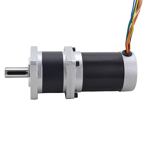 24V 220W 350RPM ギア付きブラシレス DC モーター 5.10Nm(722.22oz.in) 10:1 高精度ギアボックス