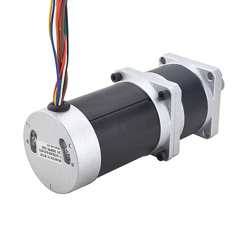 24V 220W 350RPM ギア付きブラシレス DC モーター 5.10Nm(722.22oz.in) 10:1 高精度ギアボックス