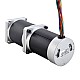 24V 220W 35RPM ギヤード ブラシレス DC モーター 25.00Nm(3540.29oz.in) 100:1 高精度ギアボックス