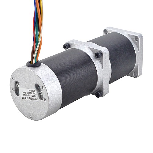 24V 220W 35RPM ギヤード ブラシレス DC モーター 25.00Nm(3540.29oz.in) 100:1 高精度ギアボックス