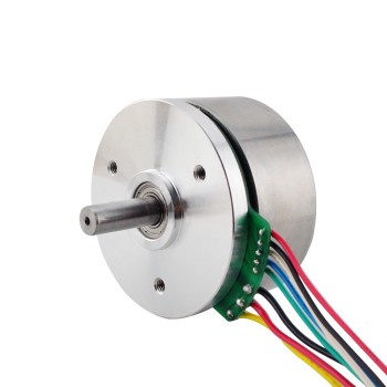 24V 3740RPM 0.284Nm 100W 5.3A Ф61.2x34mm外部ローターモーター