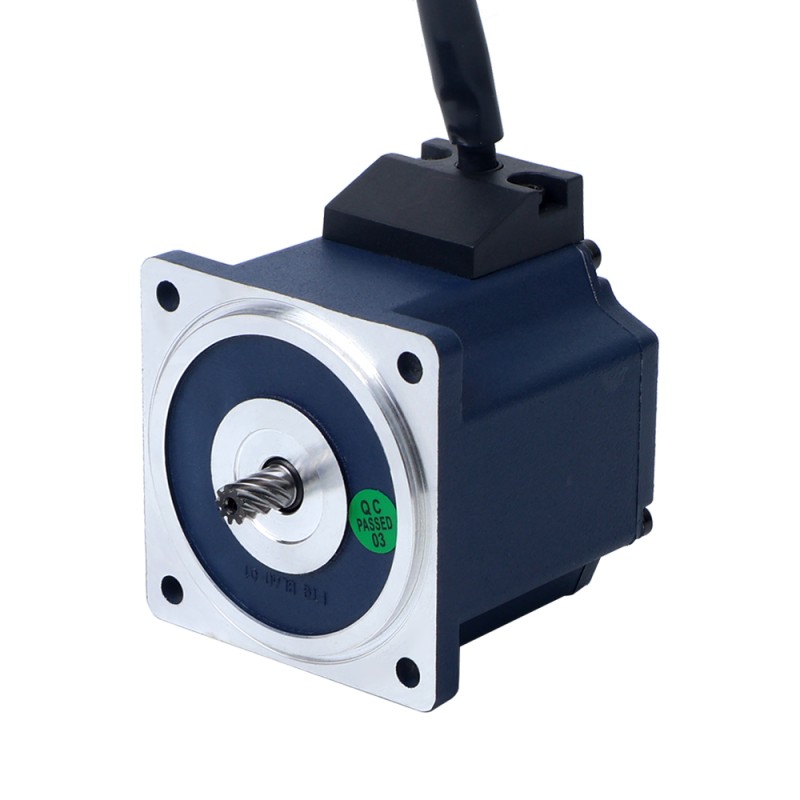 48V 15W 30RPM ギアボックス付きブラシレス DC モーター 3.00Nm(424.84oz.in) 100:1 平ギアボックス - F2B15-48GN-30S/2GN100K | StepperOnline