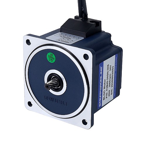 24V 40W 15RPM ギアボックス付きブラシレス DC モーター 8.00Nm(1132.90oz.in) 200:1 平ギアボックス - F4B40-24GN-30S/4GN200K | StepperOnline