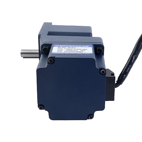 24V 40W 60RPM ギア付き BLDC モーター 4.59Nm(650.34oz.in) 50:1 直角ギアボックス - F4B40-24GN-30S/4GN50RT | StepperOnline 24V 40W 60RPM ギア付き BLDC モーター 4.59Nm(650.34oz.in) 50:1 直角ギアボックス - F4B40-24GN-30S/4GN50RT | StepperOnline