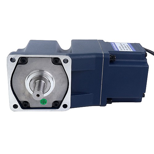 24V 120W 16.67RPM ギア付き BLDC モーター 20.00Nm(2832.24oz.in) 180:1 直角ギアボックス - F55B120-24GU-30S/5GU180RT | StepperOnline