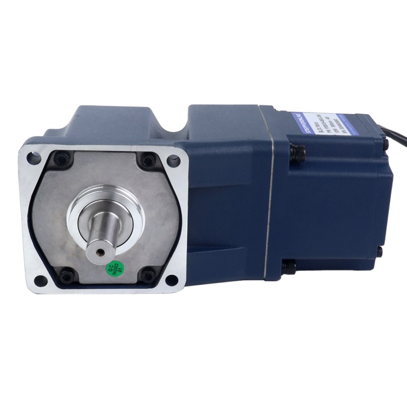 24V 120W 60RPM ギア付き BLDC モーター 11.63Nm(1647.32oz.in) 50:1 直角ギアボックス - F55B120-24GU-30S/5GU50RT | StepperOnline