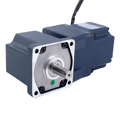 48V 150W 60RPM ギア付き BLDC モーター 14.62Nm(2069.99oz.in) 50:1 直角ギアボックス - F55B150-48GU-30S/5GU50RT | StepperOnline