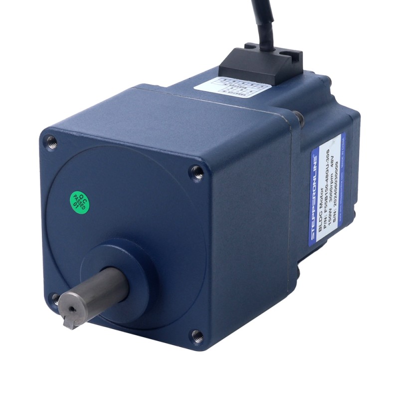 48V 150W 600RPM ギアボックス付きブラシレス DC モーター 1.95Nm(276.14oz.in) 5:1 平ギアボックス - F55B150-48GU-30S/5GU5KB | StepperOnline