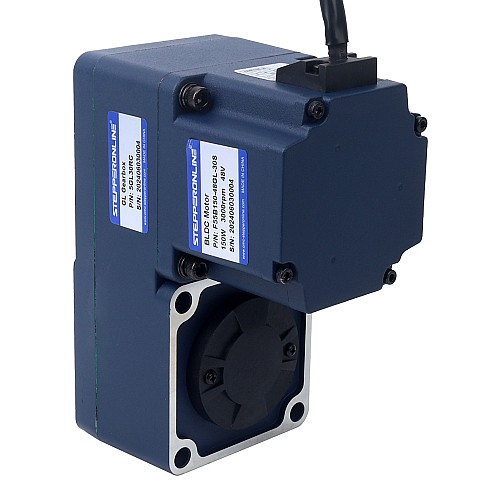 48V 150W 100RPM 10.50Nm(1486.92oz.in) 30:1 ギア付きブラシレス DC モーター、平行中空シャフトギアボックス付き - F55B150-48GL-30S/5GL30RC | StepperOnline UK