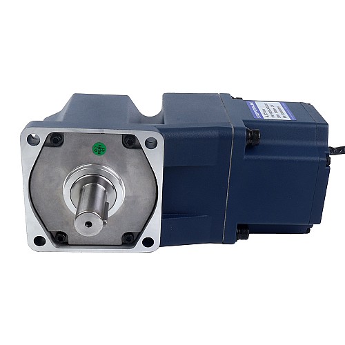 24V 200W 16.67RPM ギア付き BLDC モーター 27.16Nm(3845.76oz.in) 180:1 直角ギアボックス - F6B200-24GU-30S/6GU180RT | StepperOnline