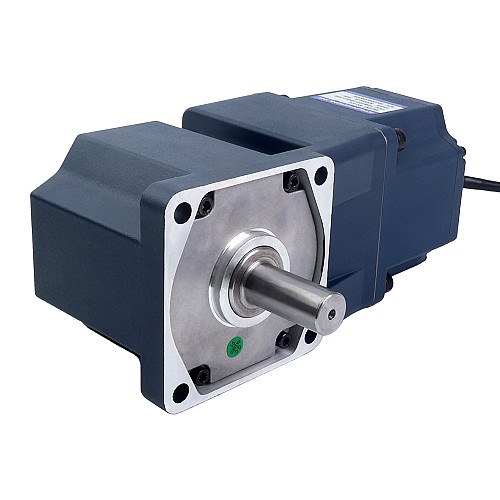 24V 250W 30RPM ギア付き BLDC モーター 33.73Nm(4777.15oz.in) 100:1 直角ギアボックス - F6B250-24GU-30S/6GU100RT | StepperOnline