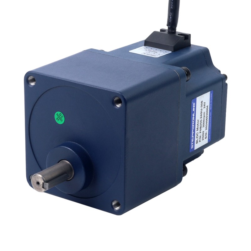 48V 250W 30RPM ギアボックス付きブラシレス DC モーター 40.00Nm(5664.48oz.in) 100:1 平ギアボックス - F6B250-48GU-30S/6GU100K | StepperOnline