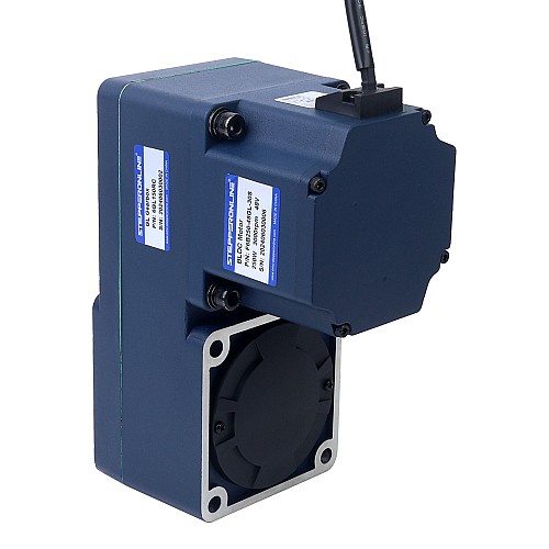 48V 250W 20RPM 70.00Nm(9912.82oz.in) 150:1 ギア付きブラシレス DC モーター、平行中空シャフトギアボックス付き - F6B250-48GL-30S/6GL150RC | StepperOnline UK