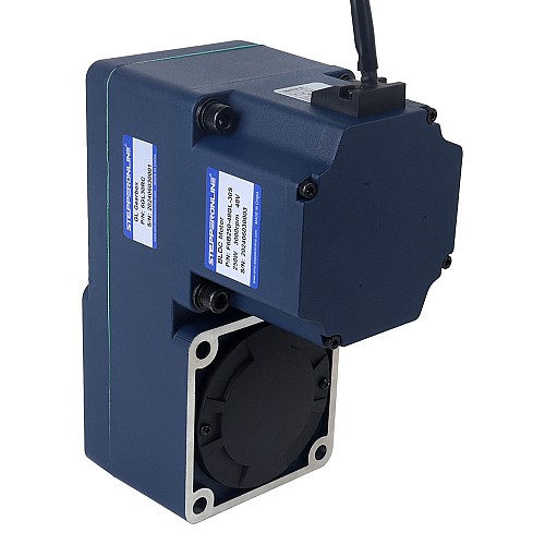 48V 250W 100RPM 20.00Nm(2832.23oz.in) 30:1 ギア付きブラシレス DC モーター、平行中空シャフトギアボックス付き - F6B250-48GL-30S/6GL30RC | StepperOnline UK
