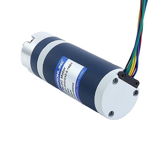 24V 30W 579RPM ギア付きブラシレスDCモーター 0.45Nm(63.73oz.in) 5.18:1 遊星ギアボックス - M42B30-24P-30S/G42-5.18S1 | StepperOnline