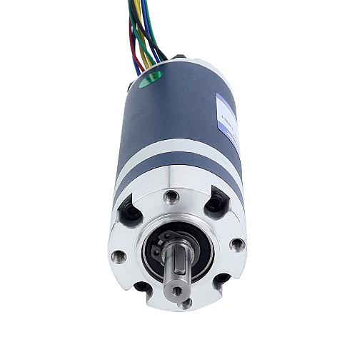 24V 30W 579RPM ギア付きブラシレスDCモーター 0.45Nm(63.73oz.in) 5.18:1 遊星ギアボックス - M42B30-24P-30S/G42-5.18S1 | StepperOnline