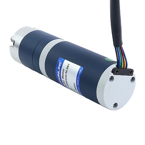24V 30W 59RPM ギア付きブラシレスDCモーター 3.50Nm(495.64oz.in) 50.9:1 遊星ギアボックス - M42B30-24P-30S/G42-50.9S1 | StepperOnline