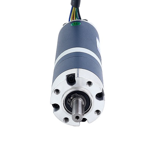 24V 30W 59RPM ギア付きブラシレスDCモーター 3.50Nm(495.64oz.in) 50.9:1 遊星ギアボックス - M42B30-24P-30S/G42-50.9S1 | StepperOnline