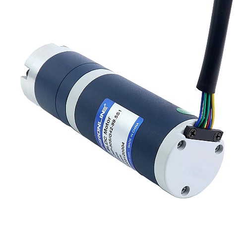 24V 30W 30RPM ギア付きブラシレスDCモーター 6.90Nm(977.12oz.in) 99.5:1 遊星ギアボックス - M42B30-24P-30S/G42-99.5S1 | StepperOnline