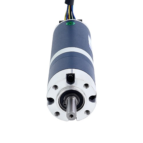 24V 30W 30RPM ギア付きブラシレスDCモーター 6.90Nm(977.12oz.in) 99.5:1 遊星ギアボックス - M42B30-24P-30S/G42-99.5S1 | StepperOnline