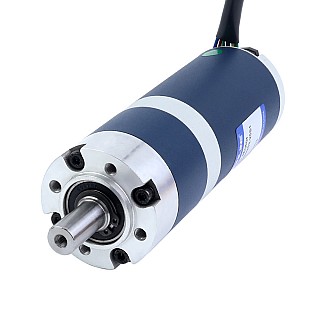24V 60W 120RPM ギア付きブラシレスDCモーター 3.80Nm(538.12oz.in) 25