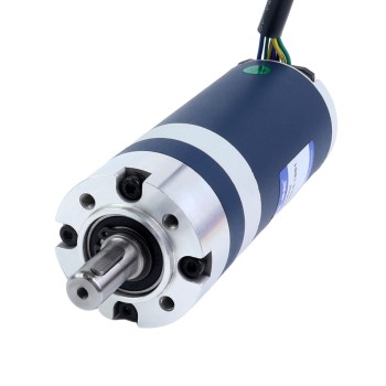 24V 60W 579RPM ギア付きブラシレスDCモーター 0.90Nm(127.45oz.in) 5.18:1 遊星ギアボックス