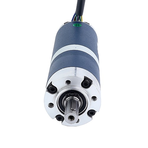 24V 60W 58.9RPM ギア付きブラシレスDCモーター 7.00Nm(991.28oz.in) 50.9:1 遊星ギアボックス - M52B60-24P-30S/G52-50.9S1 | StepperOnline