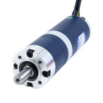 24V 60W 30.1RPM ギア付きブラシレスDCモーター 13.80Nm(1954.24oz.in) 99.5:1 遊星ギアボックス
