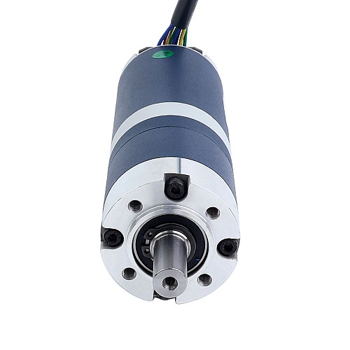 24V 60W 30.1RPM ギア付きブラシレスDCモーター 13.80Nm(1954.24oz.in) 99.5:1 遊星ギアボックス - M52B60-24P-30S/G52-99.5S1 | StepperOnline